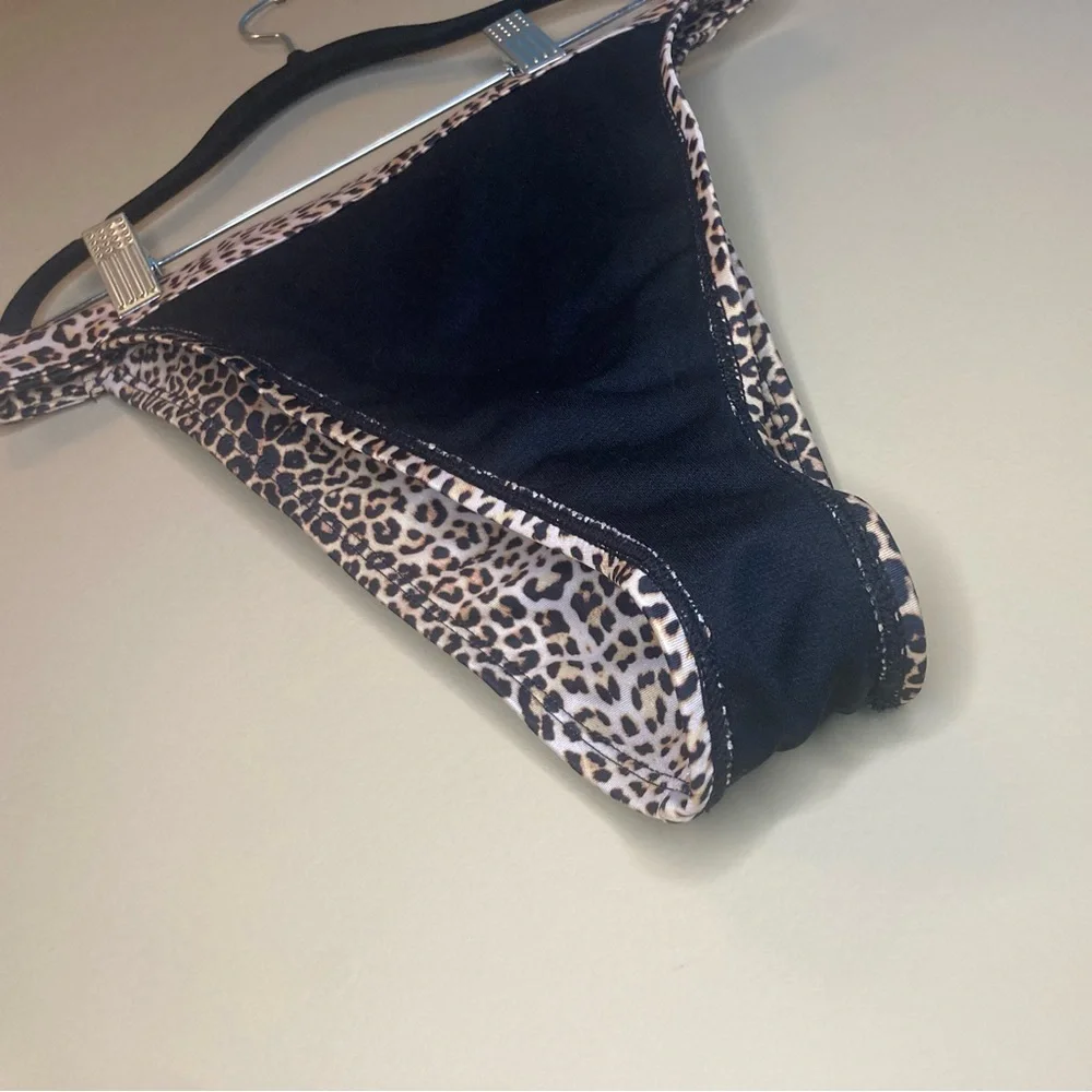 ASOS Leopard print 2-piece Bikini set - Picture 6 of 7